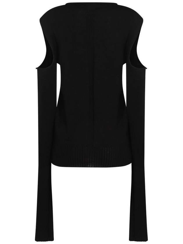 Rick Owens Black Wool Knitwear - RICK OWENS - BALAAN 1