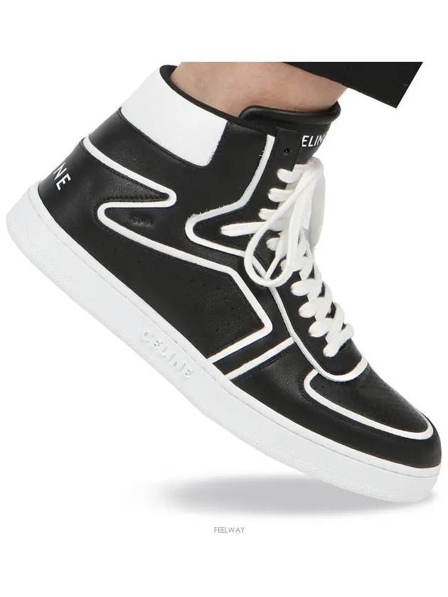 Men's Z Trainer High Top Sneakers Black - CELINE - BALAAN 2