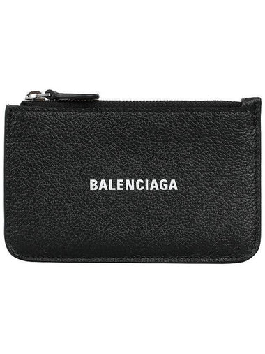 Cash Large Long Coin Card Wallet Black - BALENCIAGA - BALAAN 1