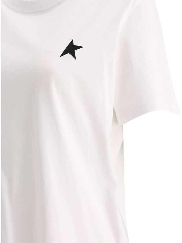 Black Star Collection Short Sleeve T-Shirt White - GOLDEN GOOSE - BALAAN 5