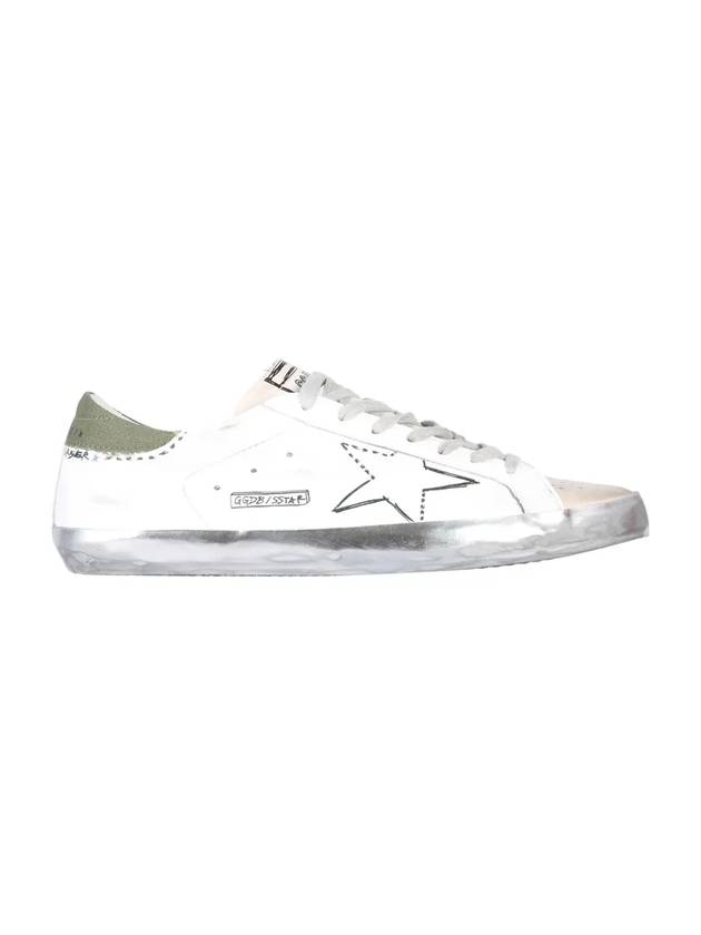 Men's Superstar Khaki Tab Low Top Sneakers White - GOLDEN GOOSE - BALAAN 1