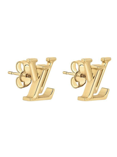 LV Iconic Earrings Gold - LOUIS VUITTON - BALAAN 1