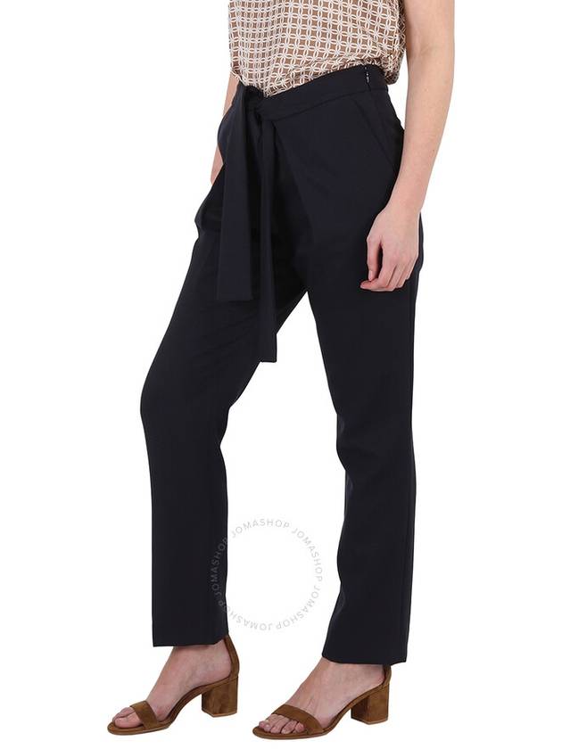 Victoria Beckham Ladies Pants Navy Front Tie Pant, Brand Size 8 (US Size 4) - VICTORIA BECKHAM - BALAAN 2