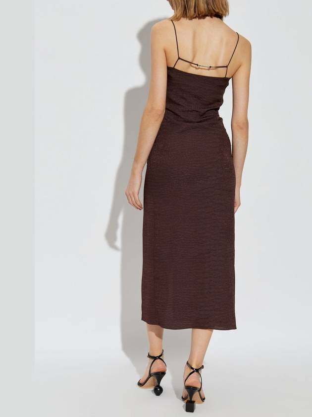 Jacquemus Strappy Dress, Women's, Brown - JACQUEMUS - BALAAN 4