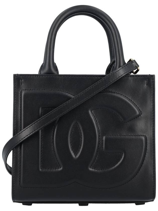 Logo Daily Small Tote Bag Black - DOLCE&GABBANA - BALAAN 2