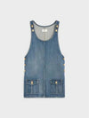 Denim Mini DUNGAREE 2U142930F07UW B0021162325 - CELINE - BALAAN 2