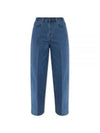 Cotton Wide Jeans Blue - TOTEME - BALAAN 2