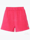 Women's Terrycloth Shorts Fuchsia - MONCLER - BALAAN 2