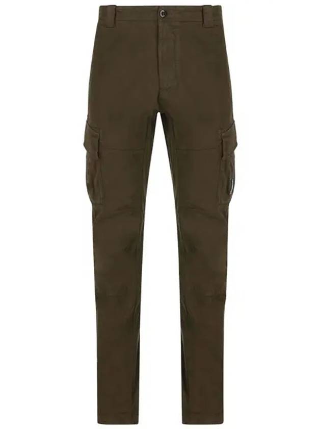 Lens Patch Stretch Satin Cargo Straight Pants Ivy Green - CP COMPANY - BALAAN 2