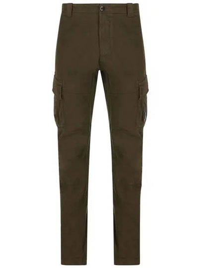 Lens Patch Stretch Satin Cargo Straight Pants Ivy Green - CP COMPANY - BALAAN 2