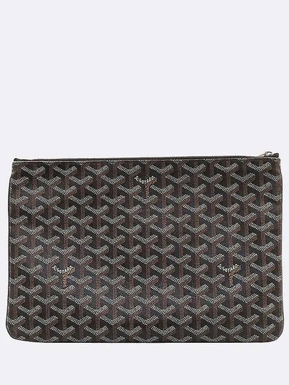 Black brown color SENAT Sena MM clutch - GOYARD - BALAAN 2