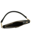 Triangle Saffiano Leather Shoulder Bag Black - PRADA - BALAAN 5