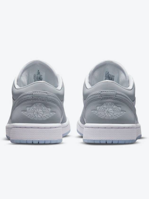 Air Jordan 1 Low Top Sneakers White Wolf Grey - NIKE - BALAAN 6