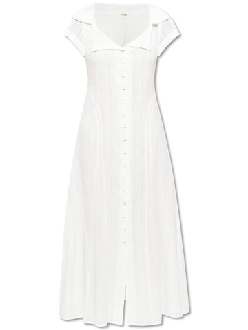 Cult Gaia Dress Jeanie, Women's, White - CULT GAIA - BALAAN 1