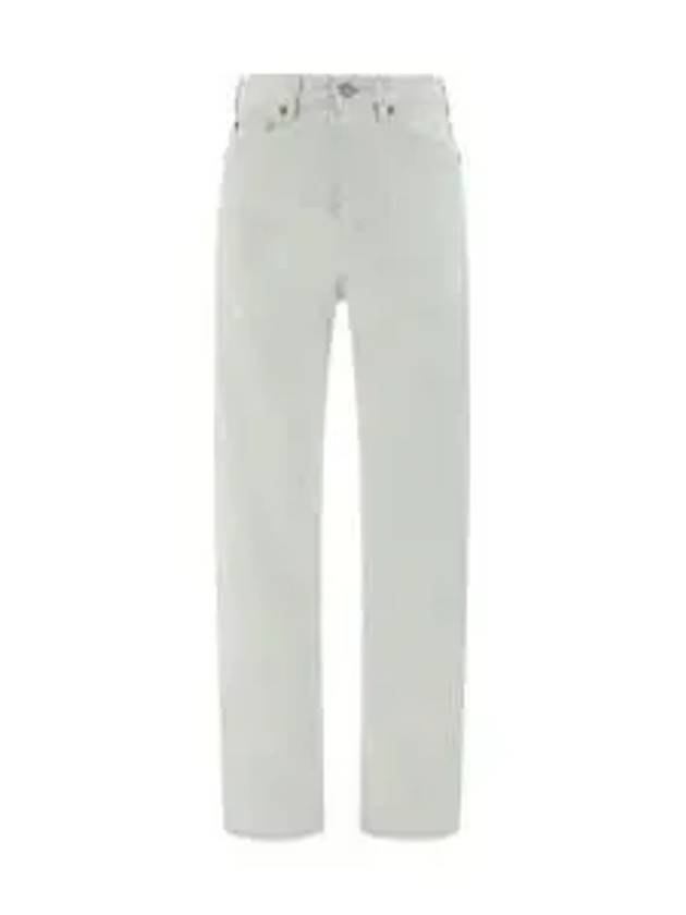 Slim Fit Denim Jeans Chalk White - SAINT LAURENT - BALAAN 2