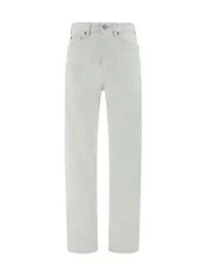 Slim Fit Denim Jeans Chalk White - SAINT LAURENT - BALAAN 2