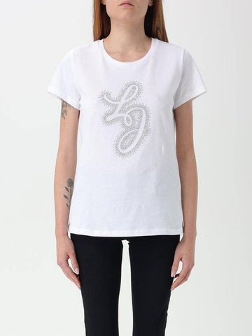 T-shirt Liu Jo con logo di strass - LIU JO - BALAAN 1