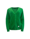 Women's Wool Cashmere Cardigan Green - MILESANDMILESANDMILES - BALAAN 1