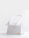 Le Grand Chiquito Large Tote Bag White - JACQUEMUS - BALAAN 5