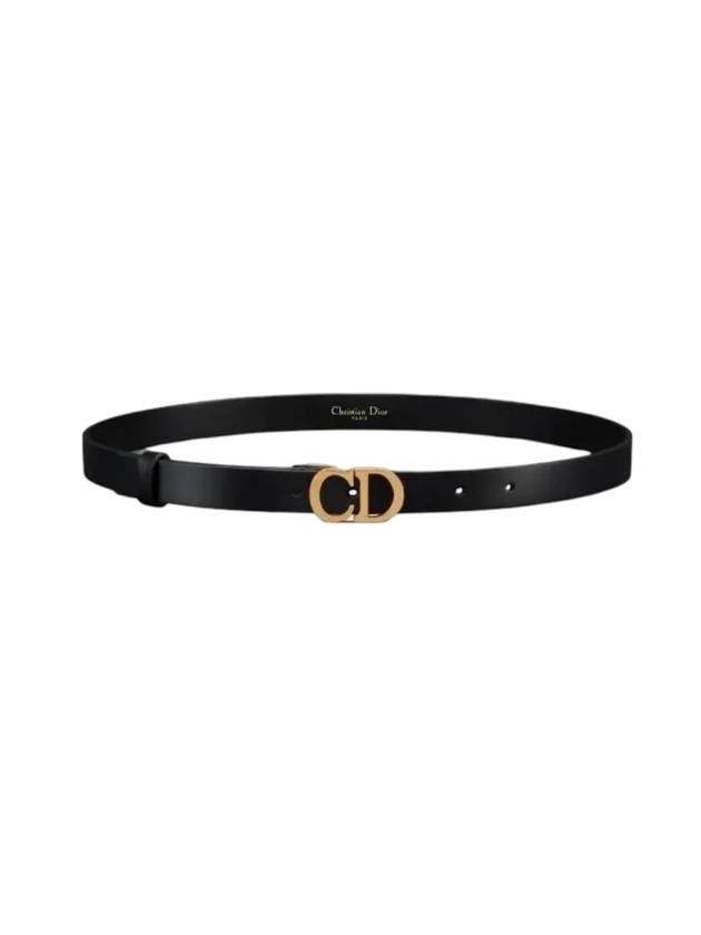 Saddle Leather Belt Black - DIOR - BALAAN 1