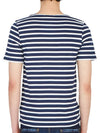 Levant Modern Striped Short Sleeve T-Shirt Navy Neige - SAINT JAMES - BALAAN 6