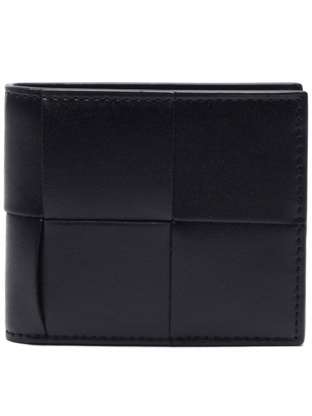 Intrecciato Half Wallet Black - BOTTEGA VENETA - BALAAN 3