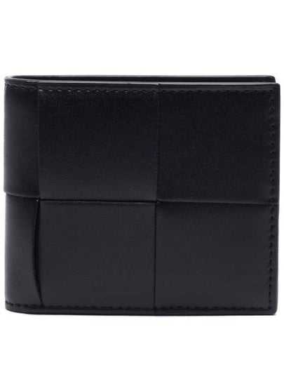 Intrecciato Half Wallet Black - BOTTEGA VENETA - BALAAN 2