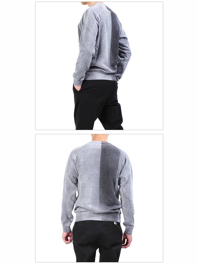 Logo Cotton Sweatshirt Grey - THE EDITOR - BALAAN 4