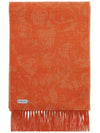 Check Rose Reversible Cashmere Scarf Sand Orange - BURBERRY - BALAAN 1