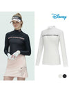 Slit Mesh Cooling Long Sleeve High Neck Half Neck T-Shirt DL1LTS002 - DISNEY GOLF - BALAAN 1