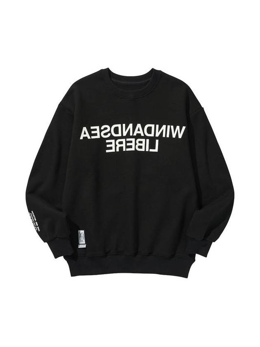 WDS x CREWNECK SWEAT SHIRT BLACK - LIBERE - BALAAN 2