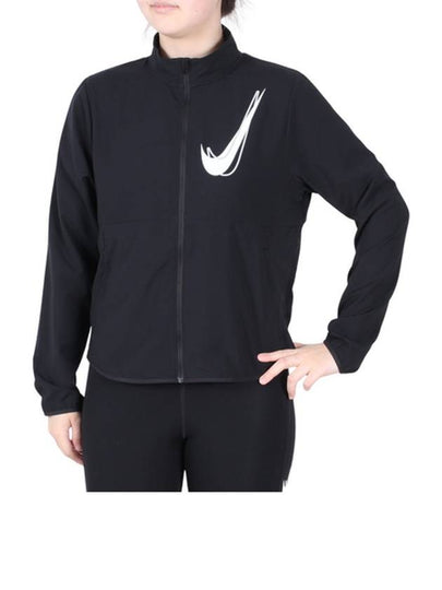 Swoosh Dri-Fit Track Jacket Black - NIKE - BALAAN 2