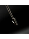 Silver Chain Essential V Supple Necklace M63197 - LOUIS VUITTON - BALAAN 5