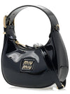 Patent Leather Hobo Tote Bag Black - MIU MIU - BALAAN 3