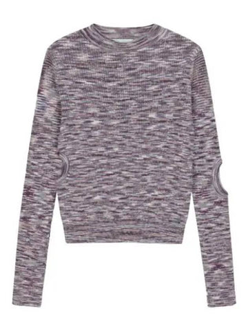 Aries Holly Shrunken Dye Knit Lilac - ARIES - BALAAN 1