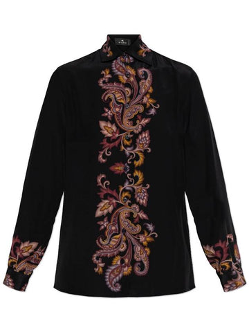 Etro Silk Shirt, Women's, Black - ETRO - BALAAN 1