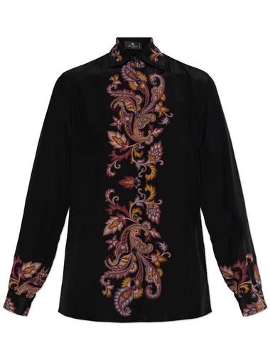 Etro Silk Shirt, Women's, Black - ETRO - BALAAN 1