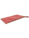 PW2P0269BOL Red Calfskin Gold Plated Rockstud Pouch Clutch - VALENTINO - BALAAN 4