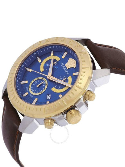 Versace Chronograph Quartz Blue Dial Men's Watch VE2E00221 - VERSACE - BALAAN 2