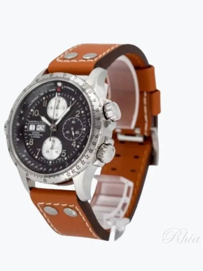 Khaki Aviation X-Wind Chrono Auto Watch 44mm Brown - HAMILTON - BALAAN 2