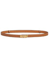 Women's Kelly 18 Gold Belt Gold - HERMES - BALAAN 1