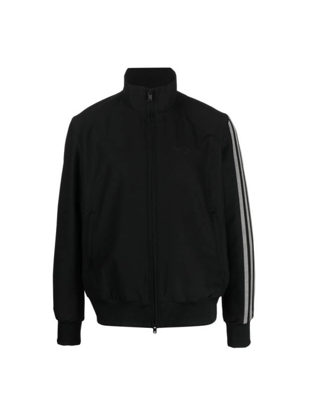 Striped Refined Wool Track Jacket Black - Y-3 - BALAAN 2