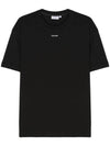 Logo Print Short Sleeve T-Shirt Black - CALVIN KLEIN - BALAAN 1