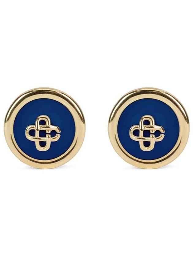 logo dome earrings JW 081 03 - CASABLANCA - BALAAN 1