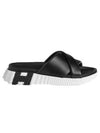 Infra Nappa Leather Slippers Noir - HERMES - BALAAN 1