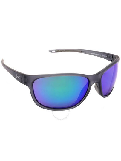 Under Armour Green Multilayer Oval Unisex Sunglasses UA UNDENIABLE 063M/Z9 61 - UNDER ARMOUR - BALAAN 2