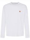 Fox Head Patch Regular Long Sleeve T-Shirt White - MAISON KITSUNE - BALAAN 2