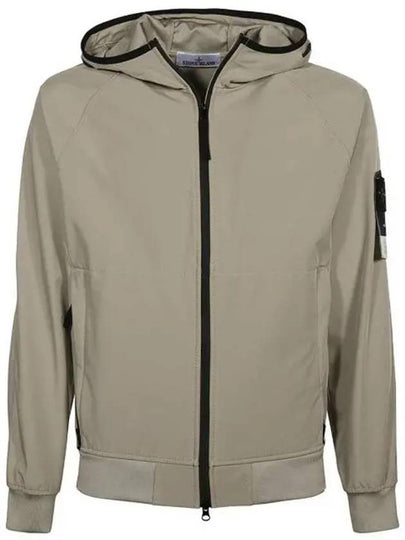 Soft Shell R Technology Nylon Hood Jacket Grey - STONE ISLAND - BALAAN 2