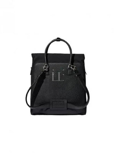 5AC Daily Vertical Leather Backpack Black - MAISON MARGIELA - BALAAN 2