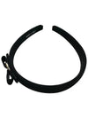 Vara Bow Headband Black - SALVATORE FERRAGAMO - BALAAN 3